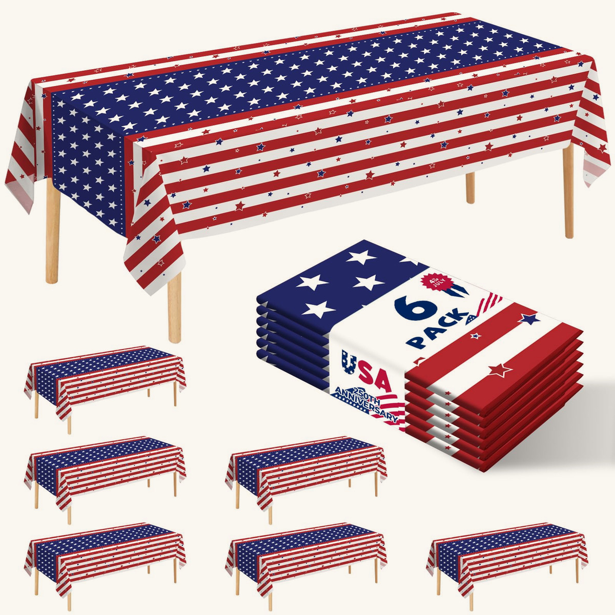 4th of July &amp; Graduation tablecloth